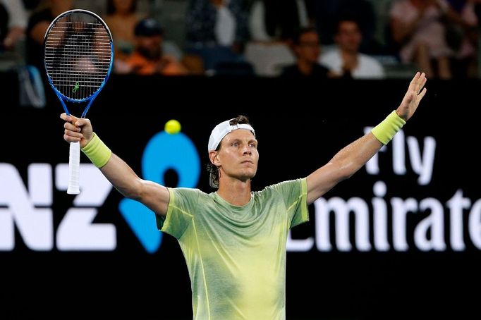 Tomáš Berdych po vítězství nad Del Potrem na Australian Open