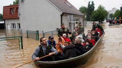 Srbsko - povodně