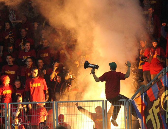 Derby Slavia - Sparta: fanoušci