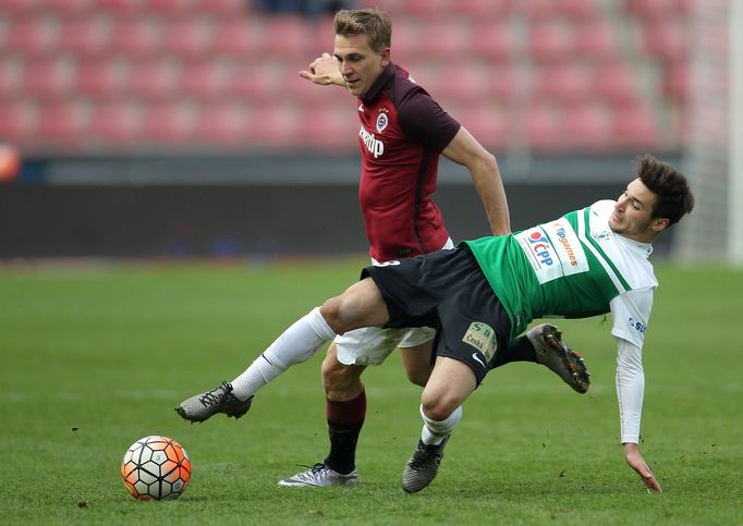 SL, Sparta-Jablonec: Bořek Dočkal - Michal Trávník