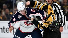 NHL: Columbus Blue Jackets at Boston Bruins, Jakub Lauko
