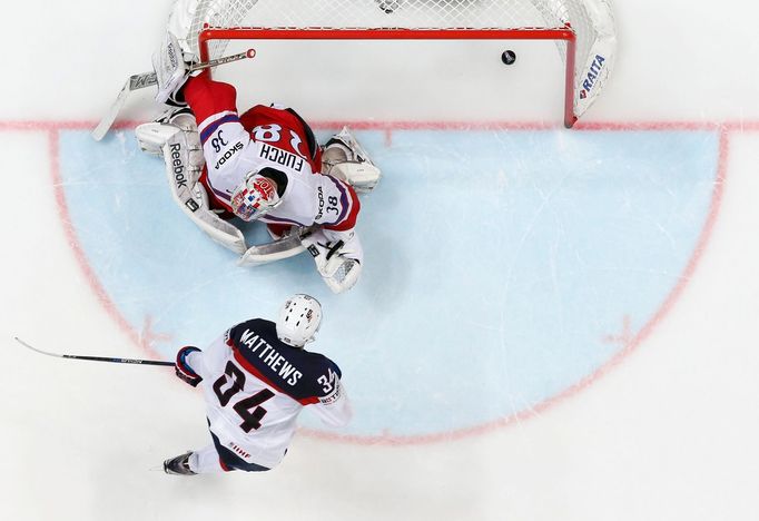 MS 2016, Česko-USA: Dominik Furch - Auston Matthews, rozhodující nájezd