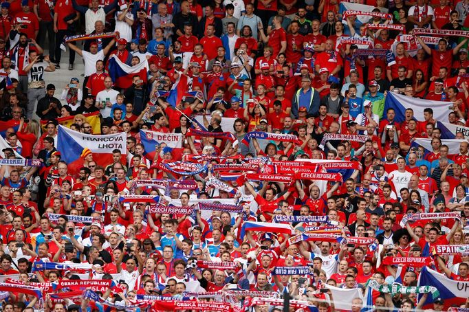 Euro 2016, Česko-Španělsko: čeští fanoušci