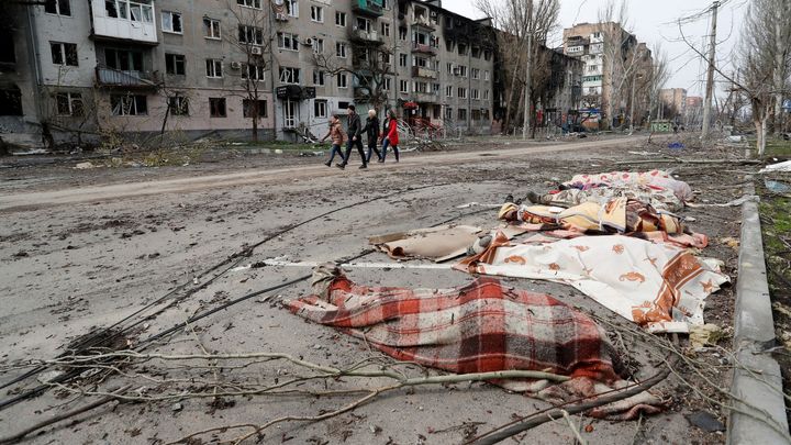 Utajená zkáza. Co víme o nejkrvavějším místě ruské agrese; Zdroj foto: Reuters
