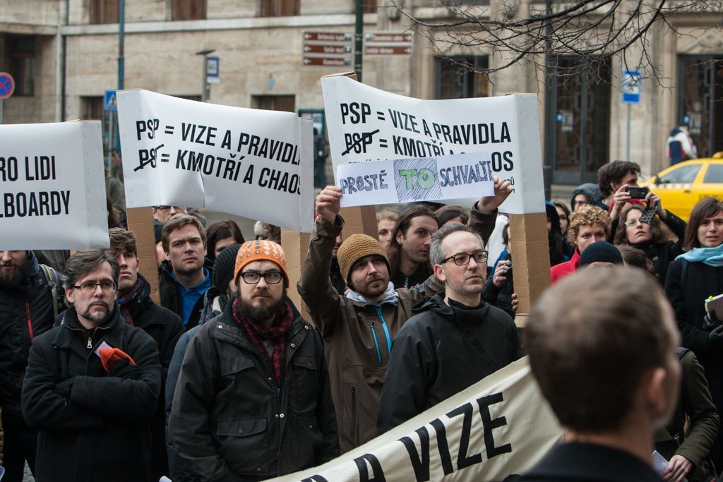 Demonstrace za zachování PSP
