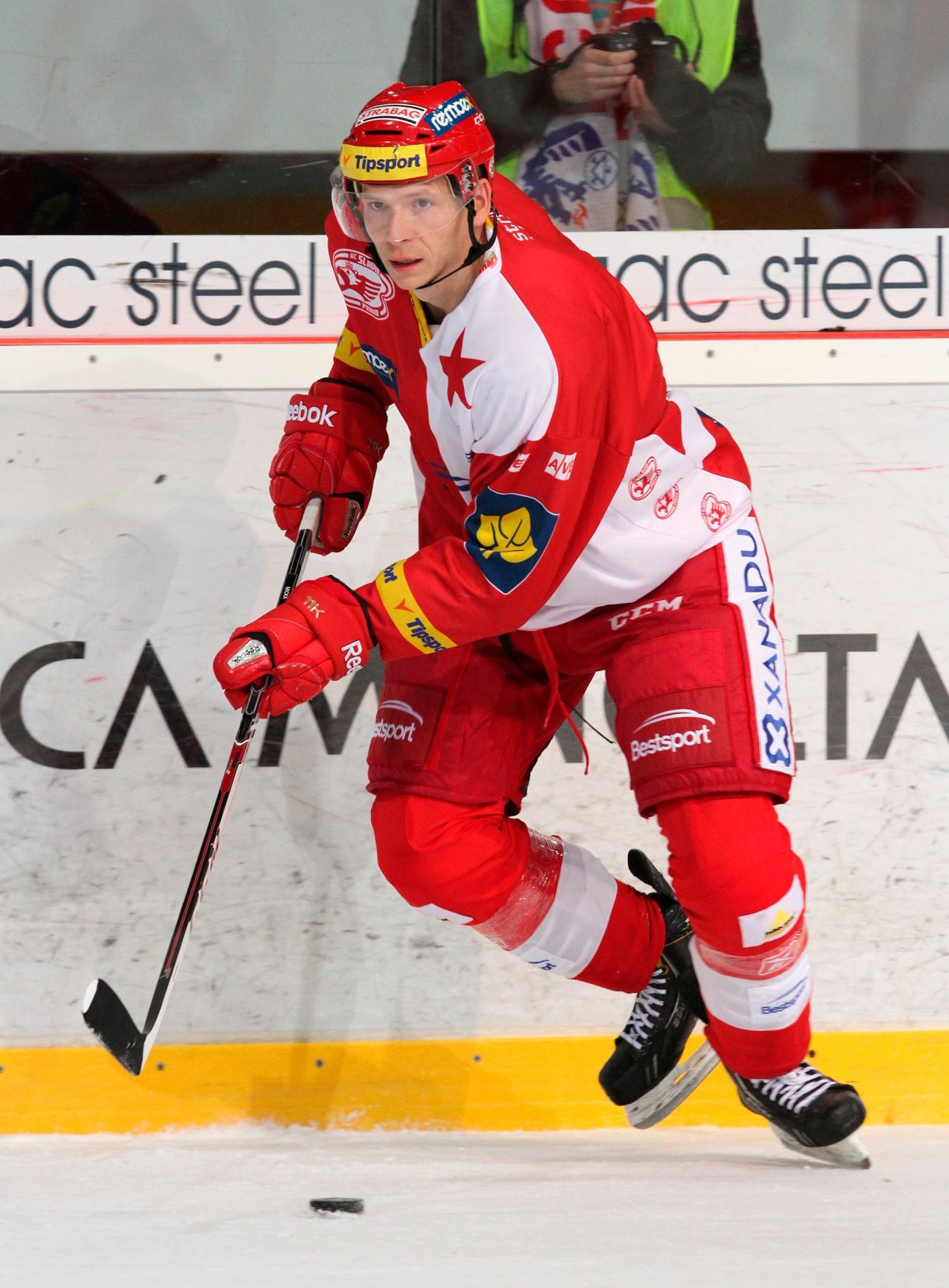 Bývalý hokejový útočník Tomáš Micka, HC Slavia Praha