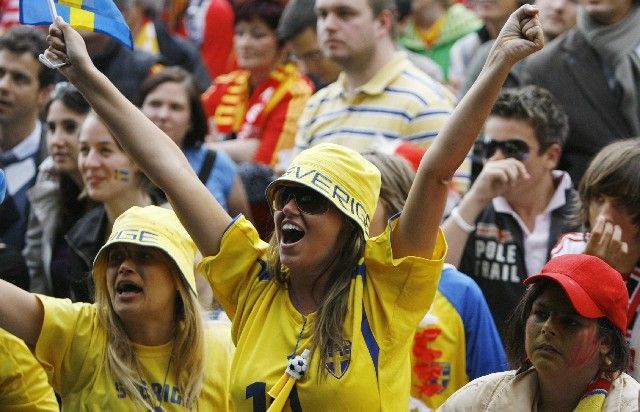 Euro 2008: Švédská fanynka