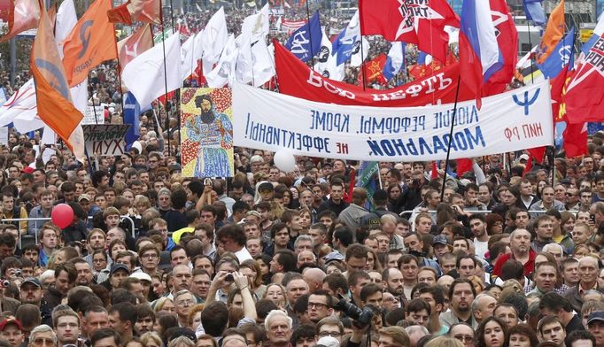 Protesty v Rusku - pochod milionů, Moskva, 15. září 2012