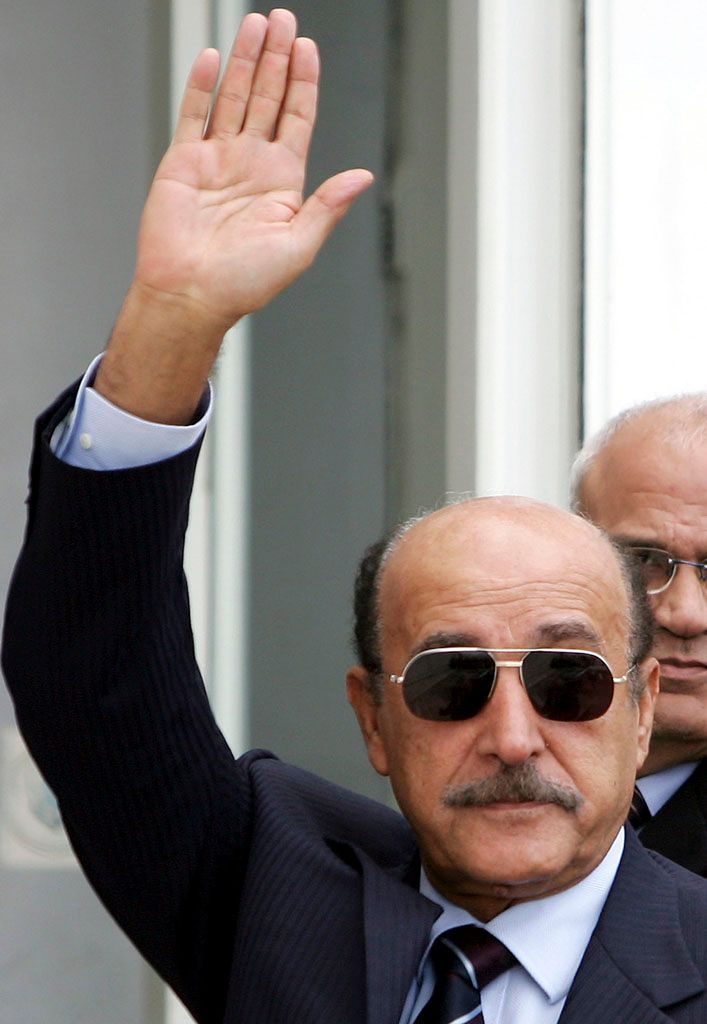 Egyptský viceprezident Umar Sulajmán