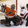 Play off NHL - Philadelphia Flyers vs. New Jersey Devils (gól Salvadora, není na snímku)