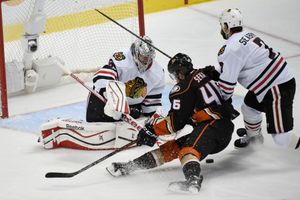 NHL: Stanley Cup Playoffs-Chicago Blackhawks at Anaheim Ducks