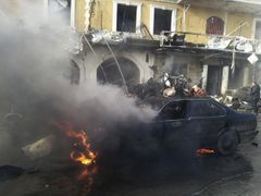 Při explozi bomby v libanonském Hirmilu zemřeli nejméně dva lidé, dalších 15 bylo zraněno. (16. ledna 2014)