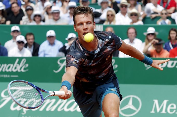 Tomáš Berdych v semifinále turnaje v Monte Carlu