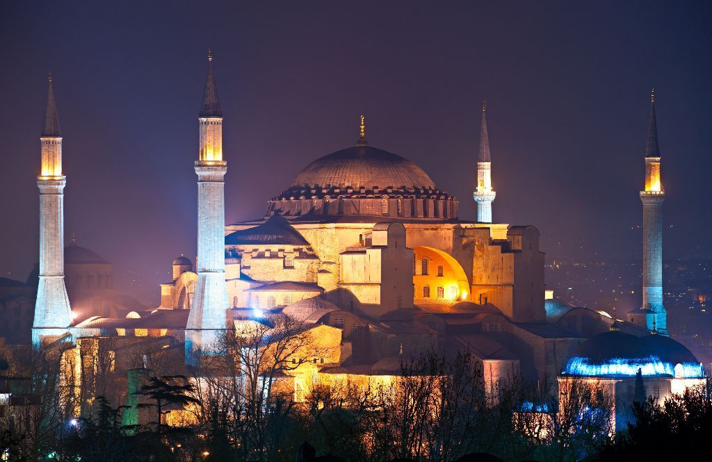 Turecko - Istanbul, chrám Boží Moudrosti (Hagia Sophia)