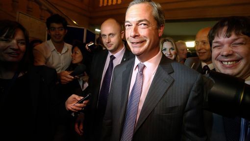 Šéf UKIP Nigel Farage.
