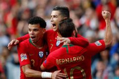 Ronaldo hattrickem poslal Portugalsko do finále Ligy národů