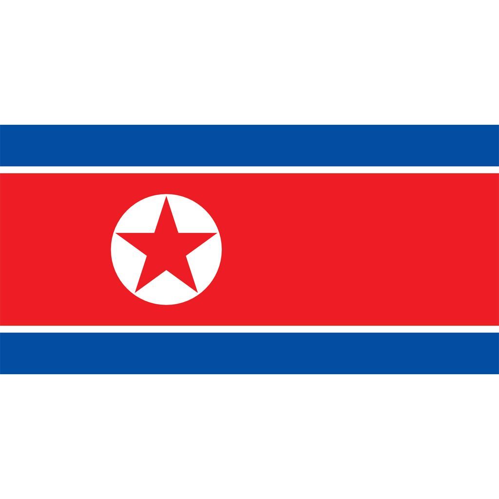 Vlajka - Severní Korea