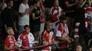 HC Sparta Praha - HC Slavia Praha, fanoušci Slavie, přípravný zápas