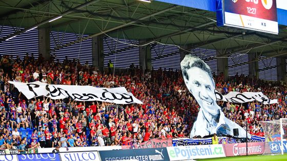 Plzeňští fanoušci si připravili choreo pro zesnulého Josefa Čalouna