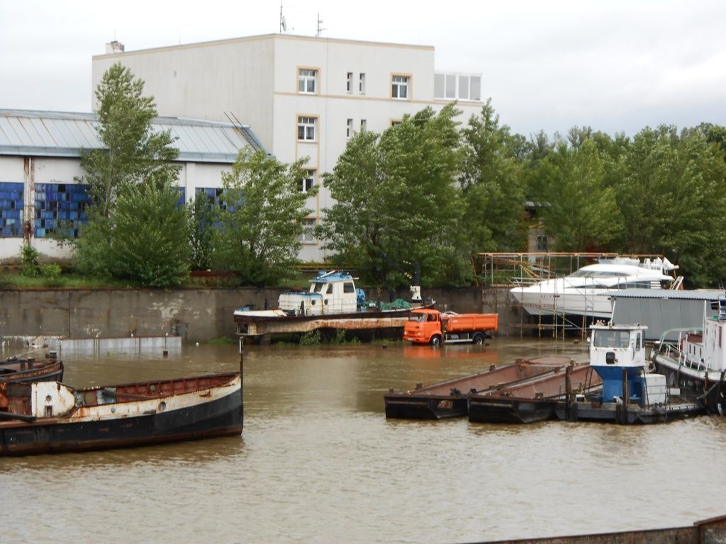 Povodeň červen 2013 - Holešovický přístav