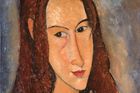 Amedeo Modigliani: Dívka s červenými vlasy, 1918.