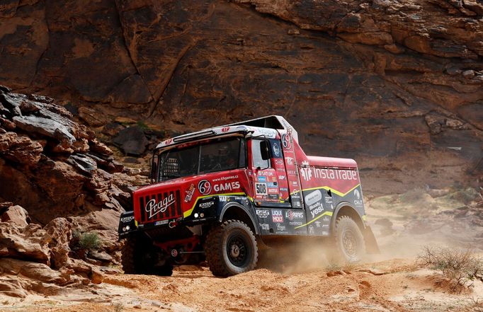 4. etapa Rallye Dakar 2023: Aleš Loprais, Praga