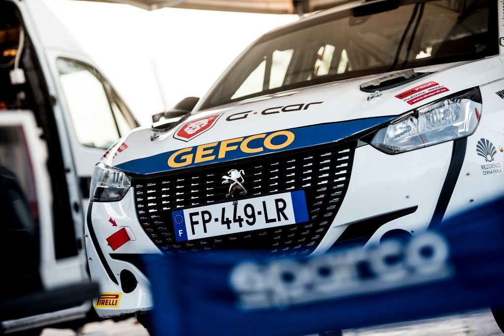 Petr Štěpánek v Peugeotu na Rallye Pačejov 2021