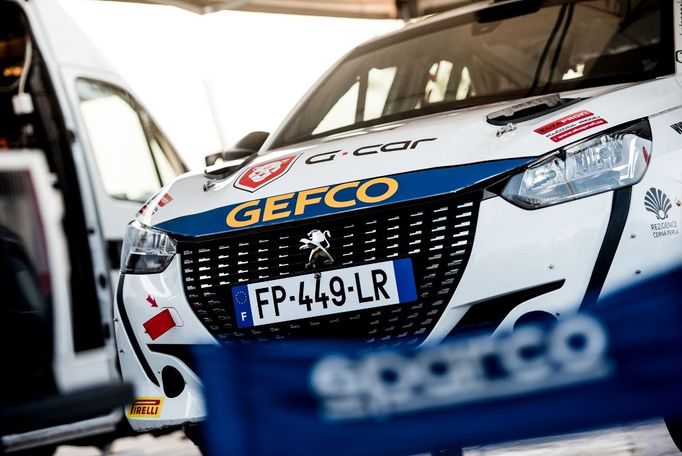 Petr Štěpánek v Peugeotu na Rallye Pačejov 2021