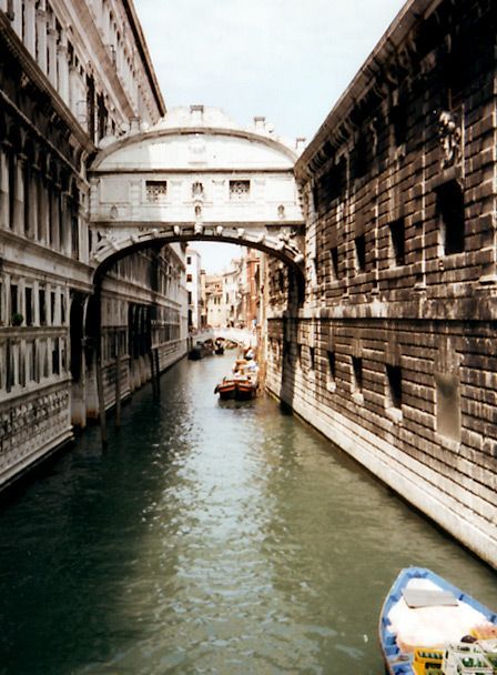 Itálie, Benátky, Most vzdechů
