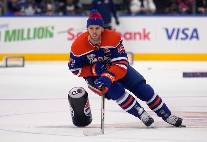 Connor McDavid při dovednostní jízdě v rámci NHL All-Star Game