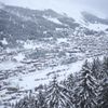 Zasněžený Davos před začátkem Světového ekonomického fóra.