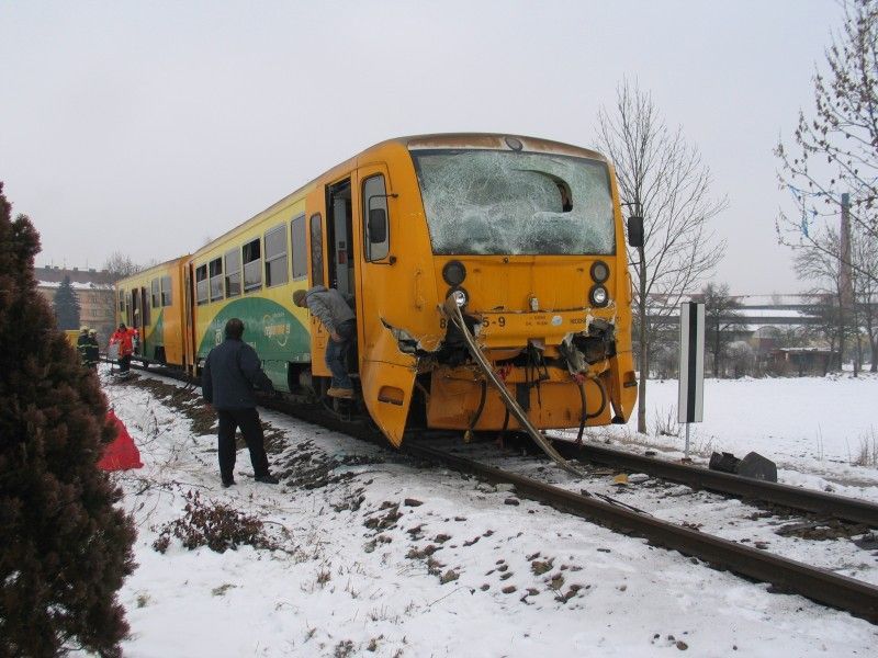 Srážka vlaků u Vodňan (2. února 2011)