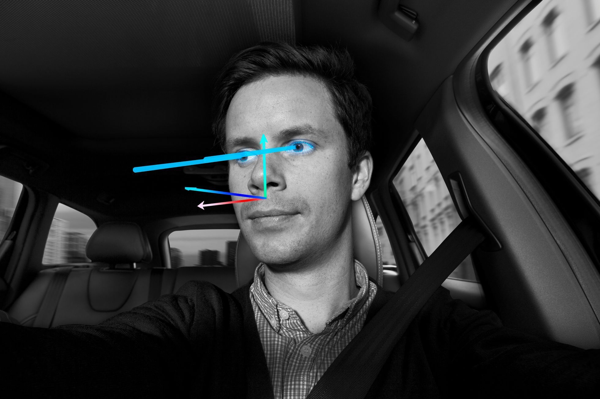 Volvo senzor pro sledování řidiče