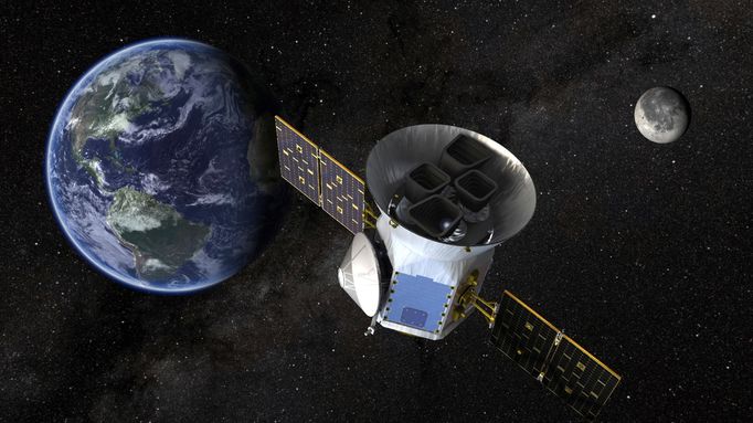 Satelit TESS od NASA, který zkoumá exoplanety