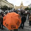 Demonstrace Milion chvilek Václavské náměstí 20. 5. 2021 za odstoupení Marie Benešové
