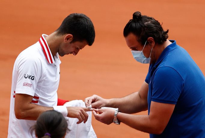 French Open 2021, osmifinále (Novak Djokovič)