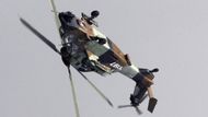 Již tři dny před začátkem výstavy se předváděl Eurocopter Tiger.