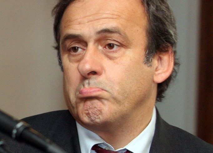 Michel Platini v Praze u Alexandra Vondry