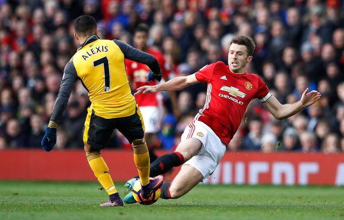 Manchester United - Arsenal, Premier League 2016/17. Carrick a Sanchez