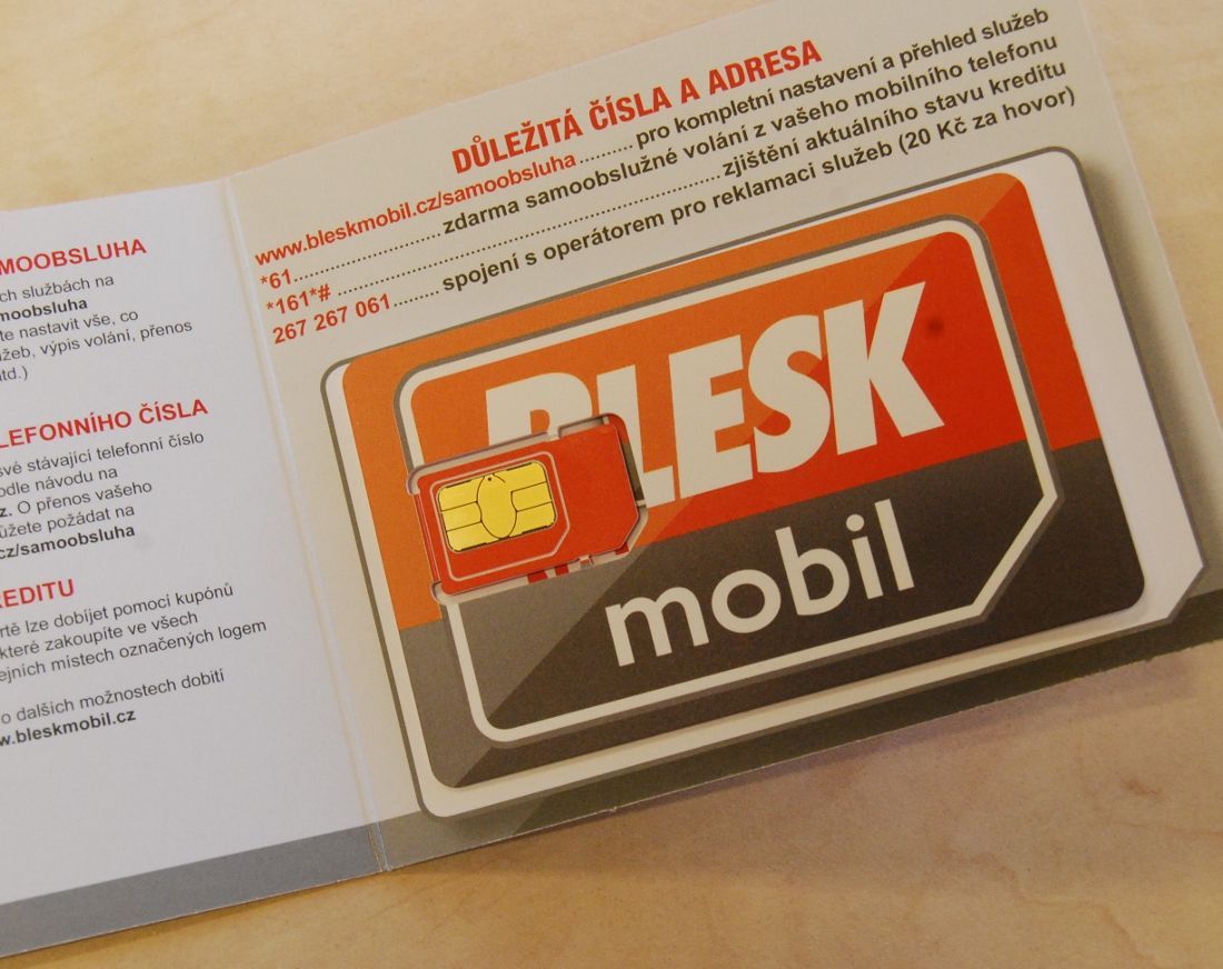 BLESKmobil SIM karta 2