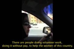 Nevídané, Saúdky na protest usedly za volant