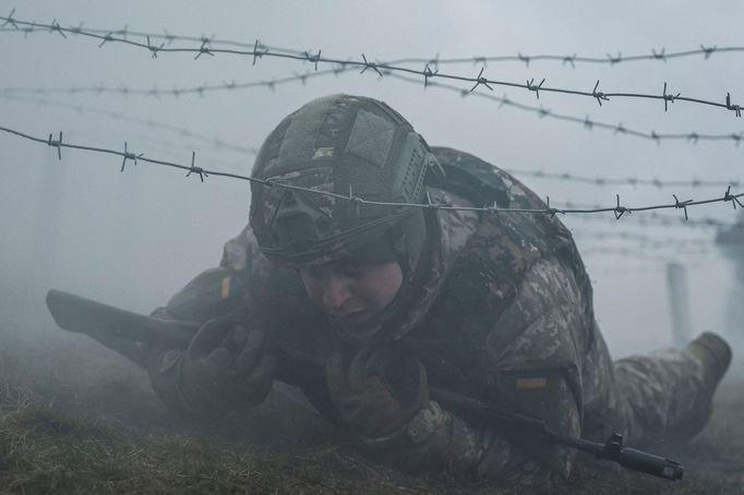 Příslušník 1. samostatného mechanizovaného praporu ukrajinské armády, nazvaného Da Vinciho vlci. Prapor se jmenuje po padlém bojovníkovi Dmytru Kocjubaljovi.