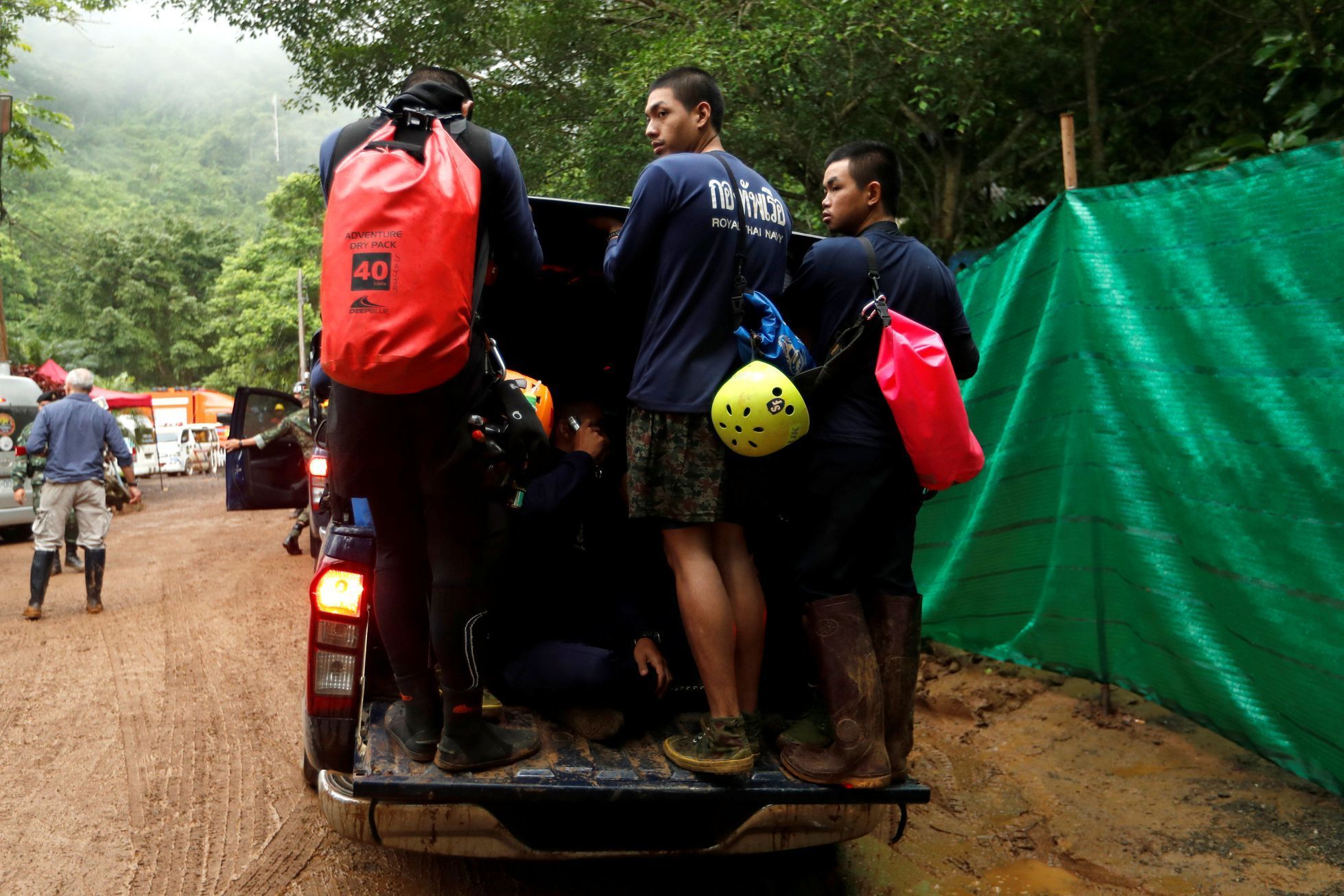 Záchranné akce v Thajsku