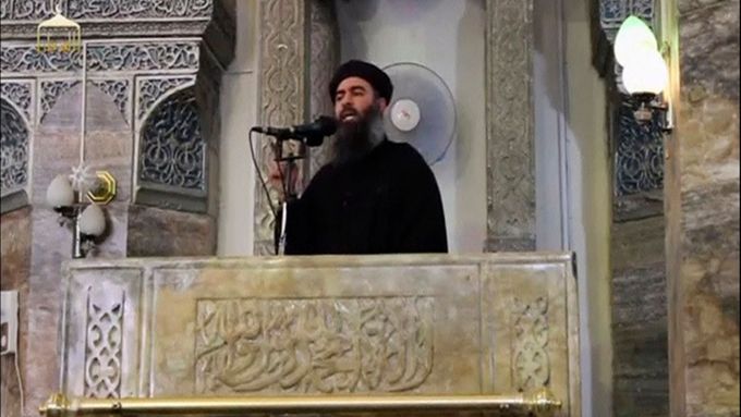 Vůdce teroristické organizace Islámský stát Abú Bakr Bagdádí.