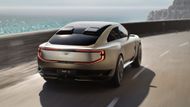 Auto je plně elektrické a samozřejmě pohon všech kol. Je to předzvěst budoucího prvního elektromobilu britského výrobce.