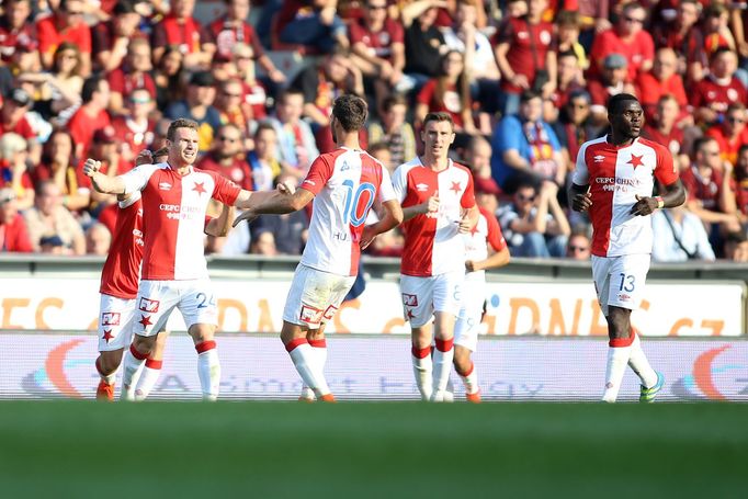 EPL, Sparta-Slavia: radost Slavie