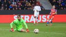 Ivan Provedel v zápase EL Viktora Plzeň - Lazio
