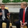 U.S. President Trump meets with Czech Republic's Prime Minister Babis at the White House in Washington