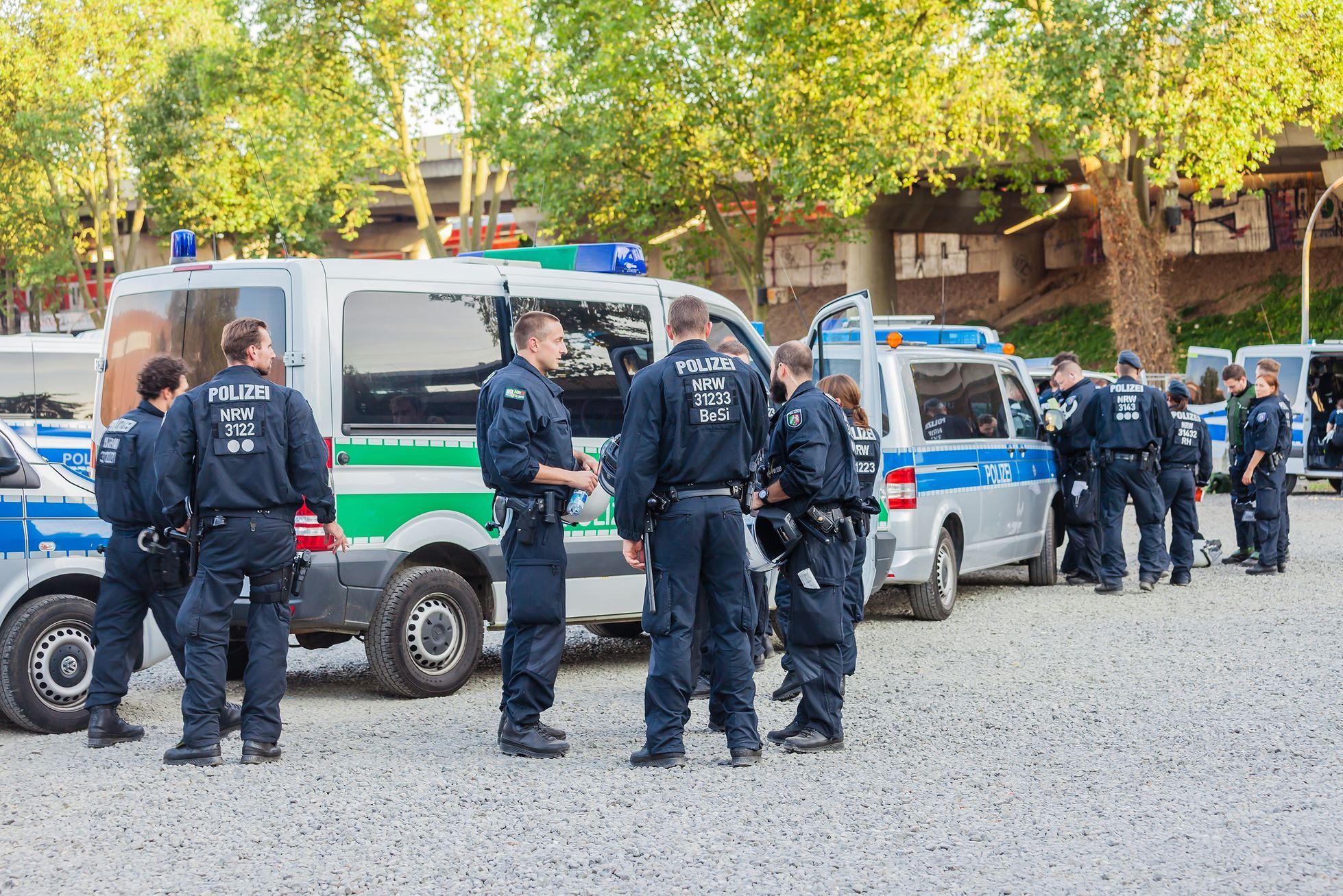 Ilustrační fotografie, policie, Německo, 2018