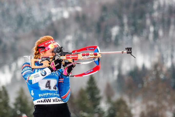 SP, Ruhpolding, štafeta Ž: Gabriela Koukalová